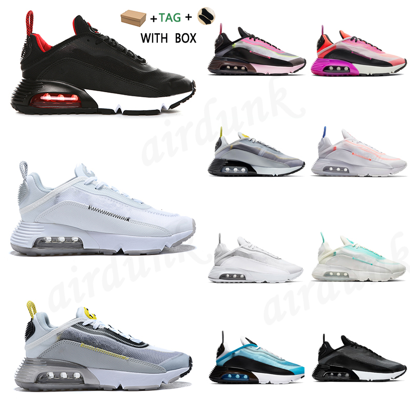 

[With box]2021 Fashion 2090 Men Women Run Shoes Be True Pure Platinum Brushstroke Triple Black White Aurora Green Pink Mens Trainers Sports Sneakers size 36-45#2090S