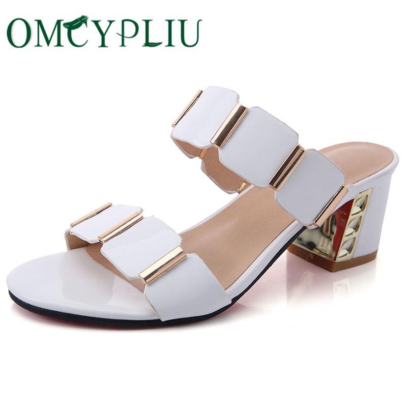 

Slippers Women 2021 Summer Shoes Woman Sandals Open Toe Sandal Large Size High Heels Slipper Ladies Shoe Chanclas De Mujer, Black