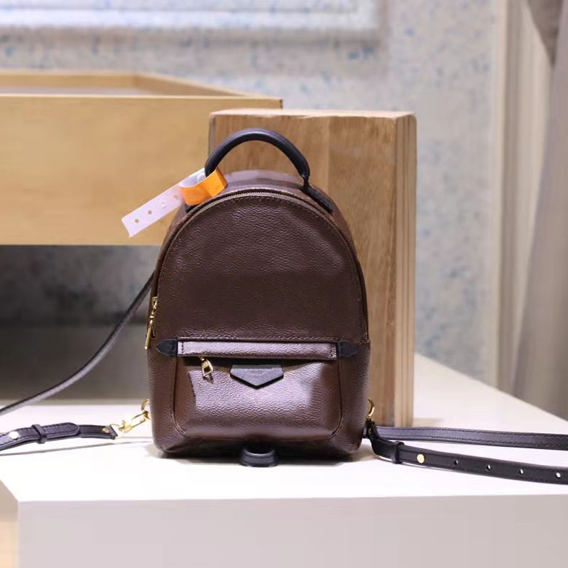 

Designer Mini backpack Men Women Unisex Plain Genuine Leather Chains Versatile Soft Satchels Two Fashion Interior Zipper Pocket Solid Bag Nylon Laptop backpacks, Make up the freight