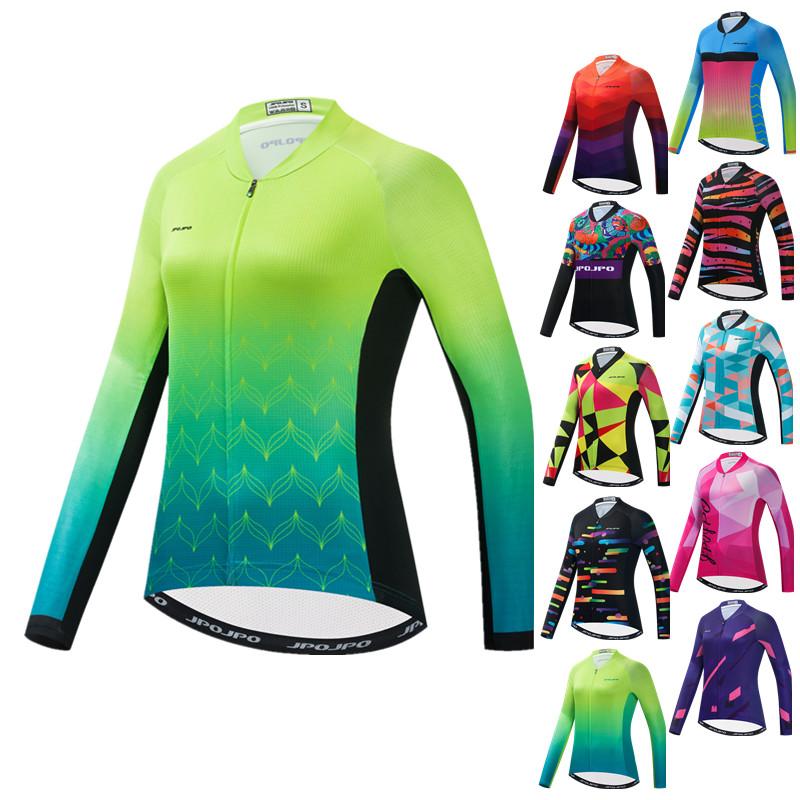 

Weimostar Top Quality Cycling Jersey Long Sleeve Women MTB Bicycle Clothing Mountain Bike Sportswear Wear Cycle Clothes Racing Jackets, Black;red