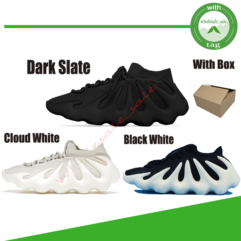 

With Box Cloud White 450 Kanyes Shoes Dark Slate Sneakers Discount Wildest Designer Spring 2021 All Black Grey Beige Trainers For Men Women, Dark slate 36-46