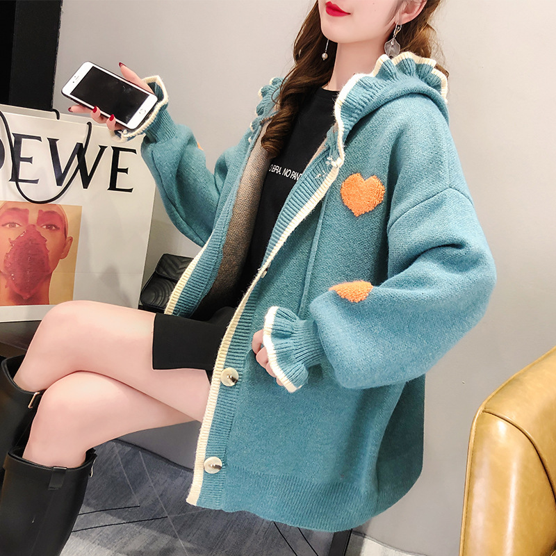 

women's sweaters ebahui women's hooded sweatshirt autumn korean style loose south dudr, White;black