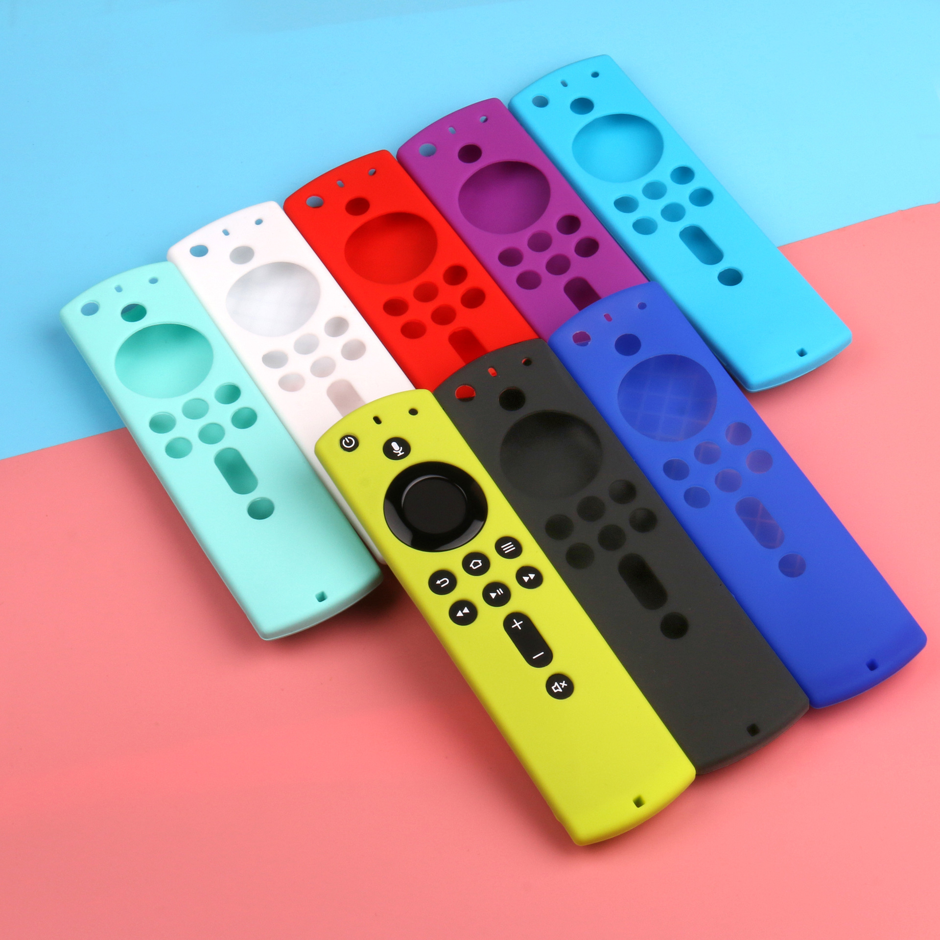 

Remote Controlers Protective Case 5.9 Inch Cover Silicone Sleeve Shockproof Anti-Slip Replacement for Fire TV Stick 4K Remote-Control