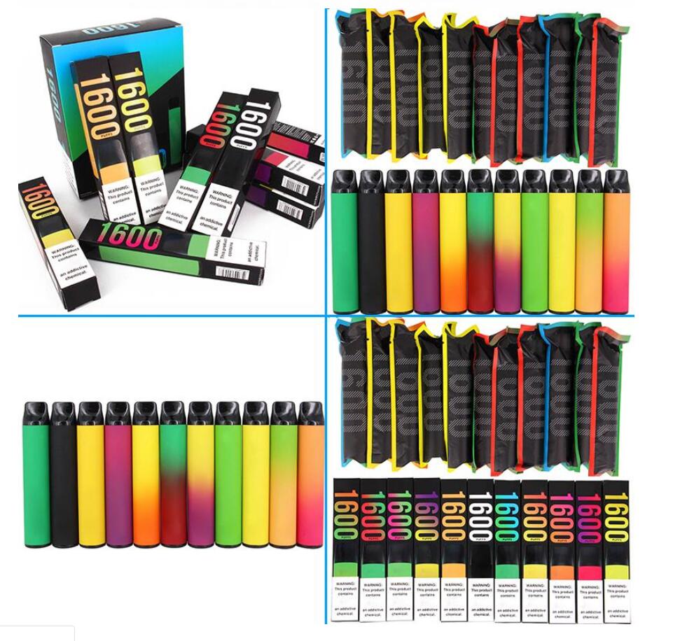 

Puff XXl E-cigarette Kits 1600 Puffs Disposable Vape Pen Device Strater Kit Empty Disposables Vaporizer VS Puffbar Plus Max High Pro GT