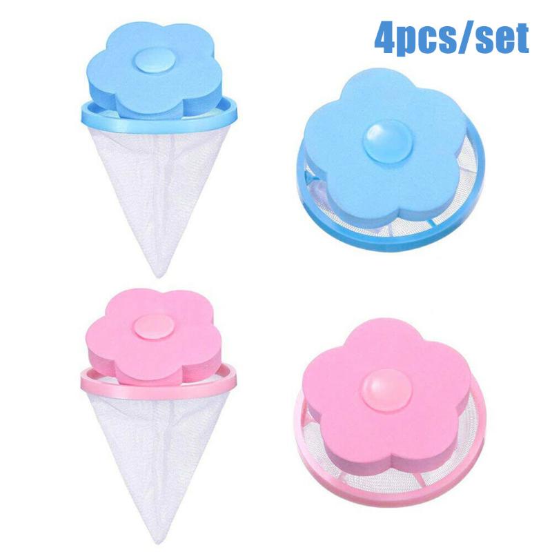 

Laundry Filter Bag Floating Pet Lint Hair Catcher Washing Machine Mesh Pouch Filtering Remover Bags