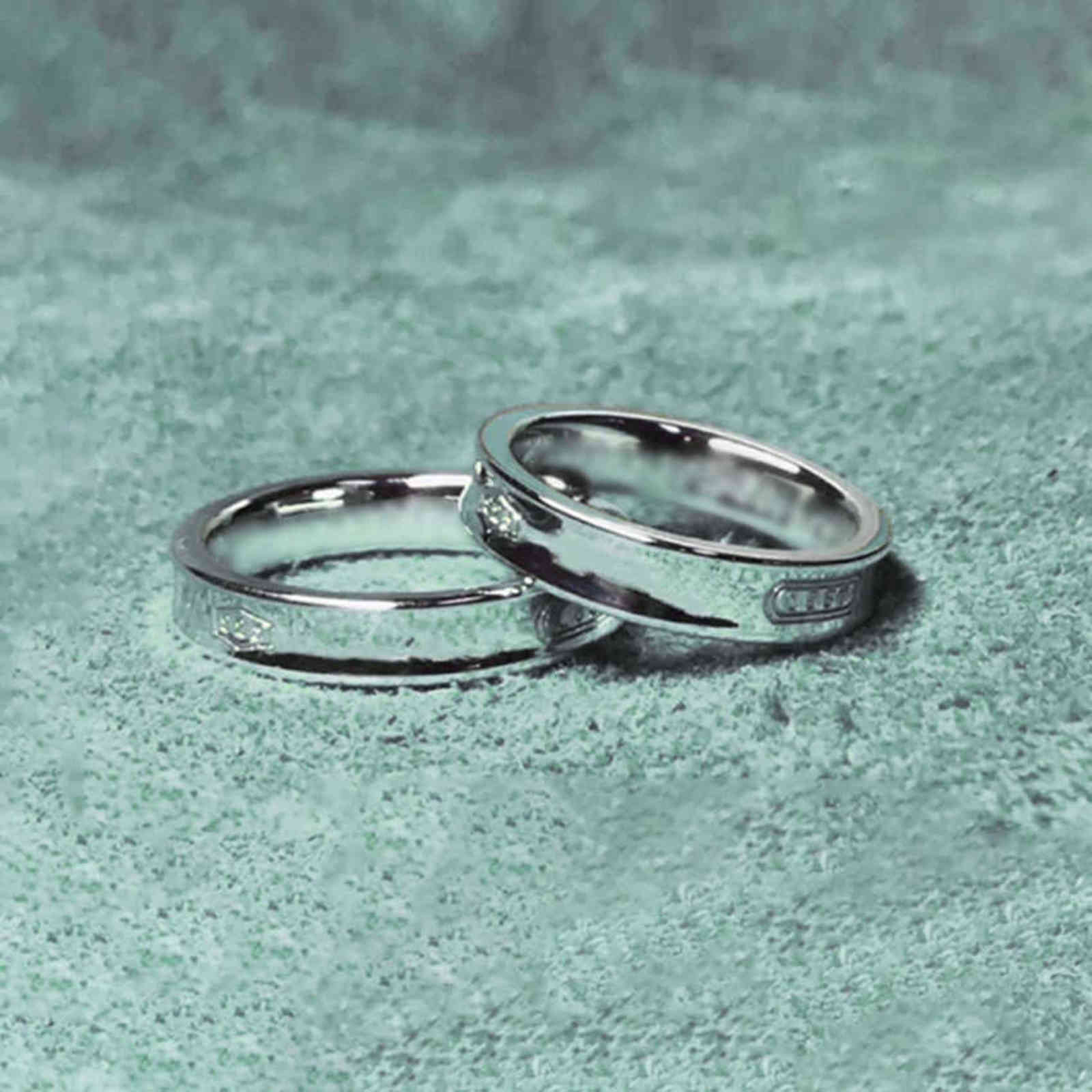 

1837 Sterling Silver Ring Men and Women Classic Couple Luxury Brand High-end Birthday Matching Jewelry Gift