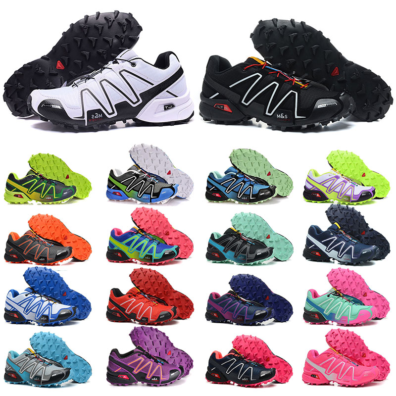 

Speed Cross 3 CS Running Shoes For Mens Womens SpeedCross 3s III Outdoor Triple Black White Red Pink Blue Orange Men Women Trainers Sports Sneakers Big Size 36-46, 36-46 (2)