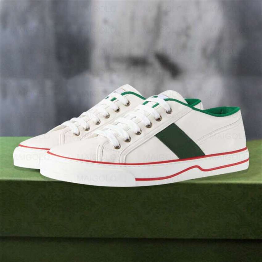 

50% Popular 1 7 Designer Shoes Sale For Man Women Canvas Sneaker The Grid Green Red Stripe White Casual Trendy Platform est Leisure xianghuaqiang, As picture17