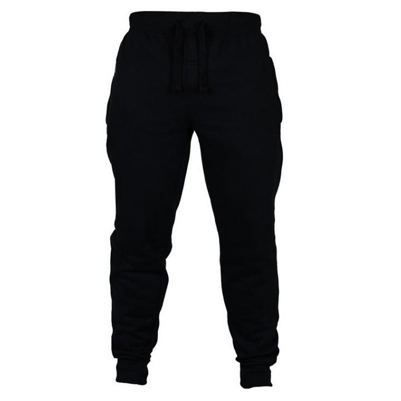 

Men' Jogging Casual Pants Fitness Black Gym