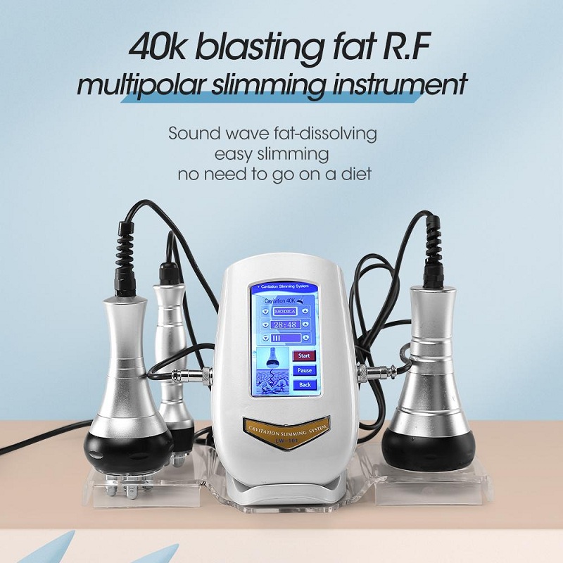 

3 in 1 Ultrasonic Cavitation Machine Vacuum RF Radio Frequency Lipo Laser Liposuction Machine Body Shape Cavitation Slim Slimming Machine