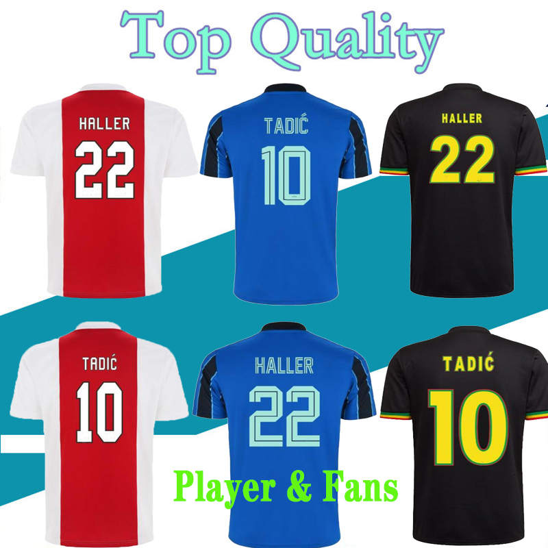 

amsterdam jerseys 2021 2022 KUDUS ANTONY BLIND PROMES TADIC NERES CRUYFF 21 22 men kit soccer football shirt uniforms home away blue third black, Away fans