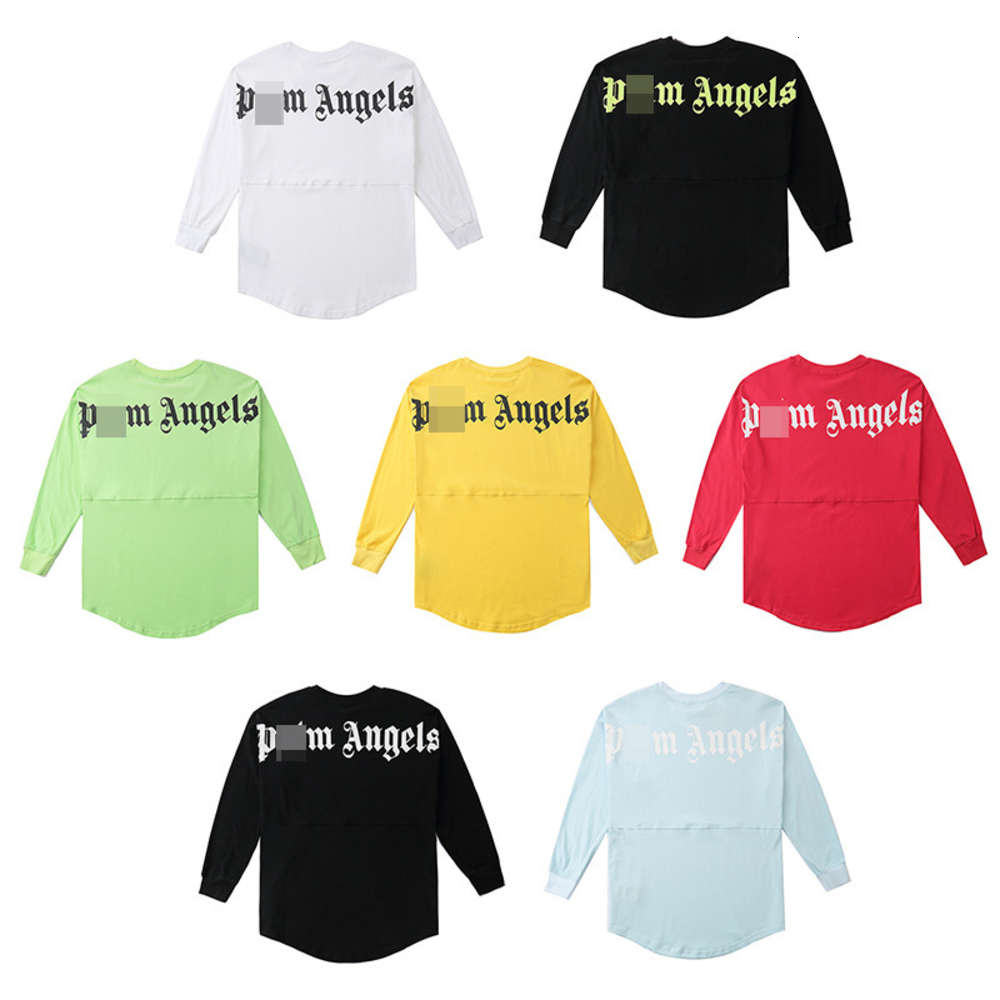

polo shirt Palm long Meichao PA angels angel brokenhead bear cub bat sleeve T-shirt, White;black