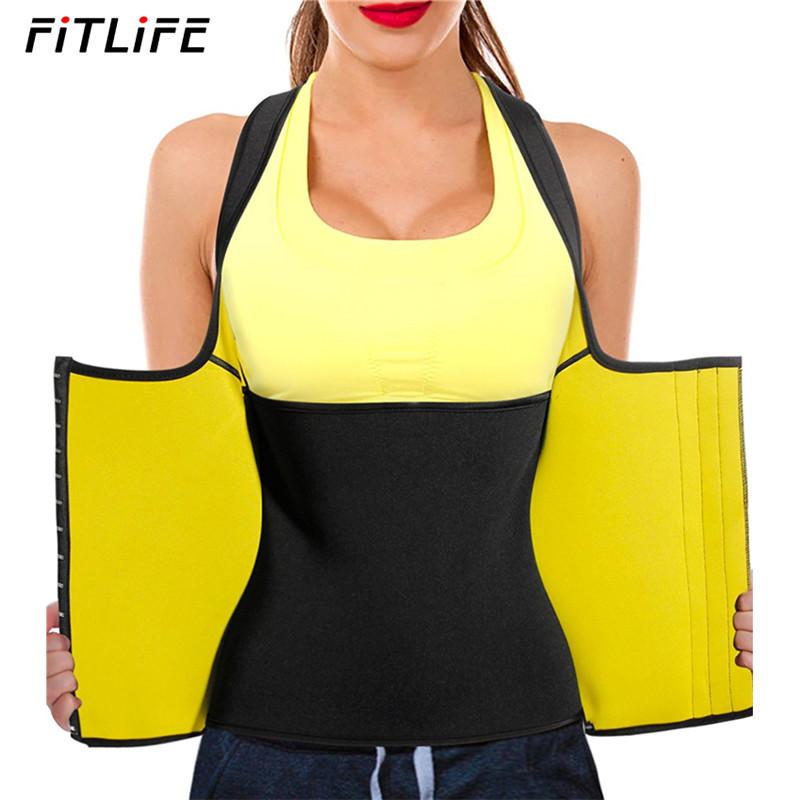 

Women's Shapers FITLIFE Women Waist Trainer Girdles Slimming Belt Cincher Corset Neoprene Shaperwear Vest Tummy Belly Girdle Body Shaper, Black