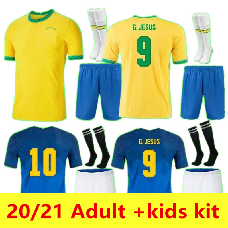 

Brasil soccer jerseys 21 22 Carlos Romario Ronaldo Ronaldinho camisa de futebol BraziLS RIVALDO ADRIANO 2022 Adult Kids Full kits+sock, Black;yellow