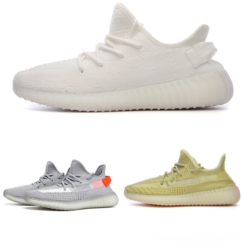 KanyeWest Hot Running Shoes Cream ASRIE Cinder Tail Men Reflective High Quality Linen Yecheil 350 Lightweight Light Women chaussures-image-699344054