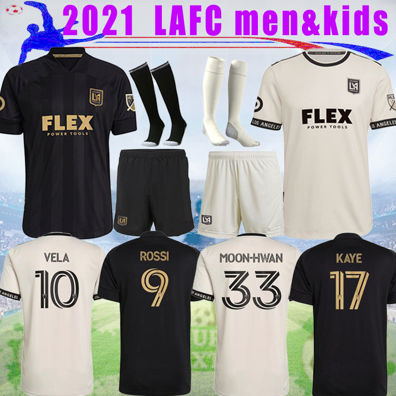 

20 21 Los Angeles FC Soccer Jerseys LAFC ROSSI VELA 2021 2022 Home & away men kids Football kit BLESSING DIOMANDE Short Sleeve adult Suit, 2021;home