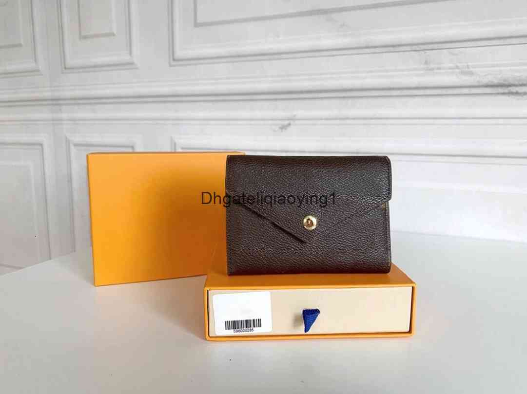 

s portafoglio Fashion Clutch purses VICTORINE wallet Classic Pallas Card Holder With Box Dust Bag, Red;black