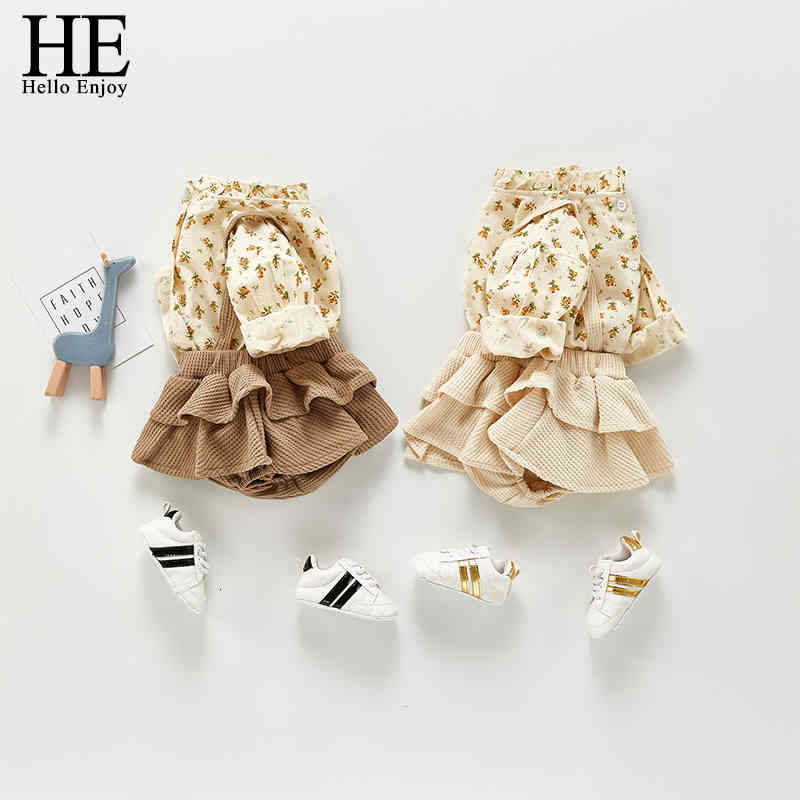 

Jumpsuits Summer Baby Clothes Set Fashion Solid Romper Tops Flower Shorts Dress Newborn Girls Outfits CATB, T3041o