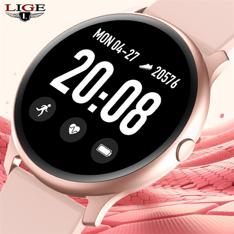 

Women Men Smart Electronic Watch Luxury Blood Pressure Digital Watches Fashion Calorie Sport Wristwatch DND Mode For Android IOS, Silicone powder