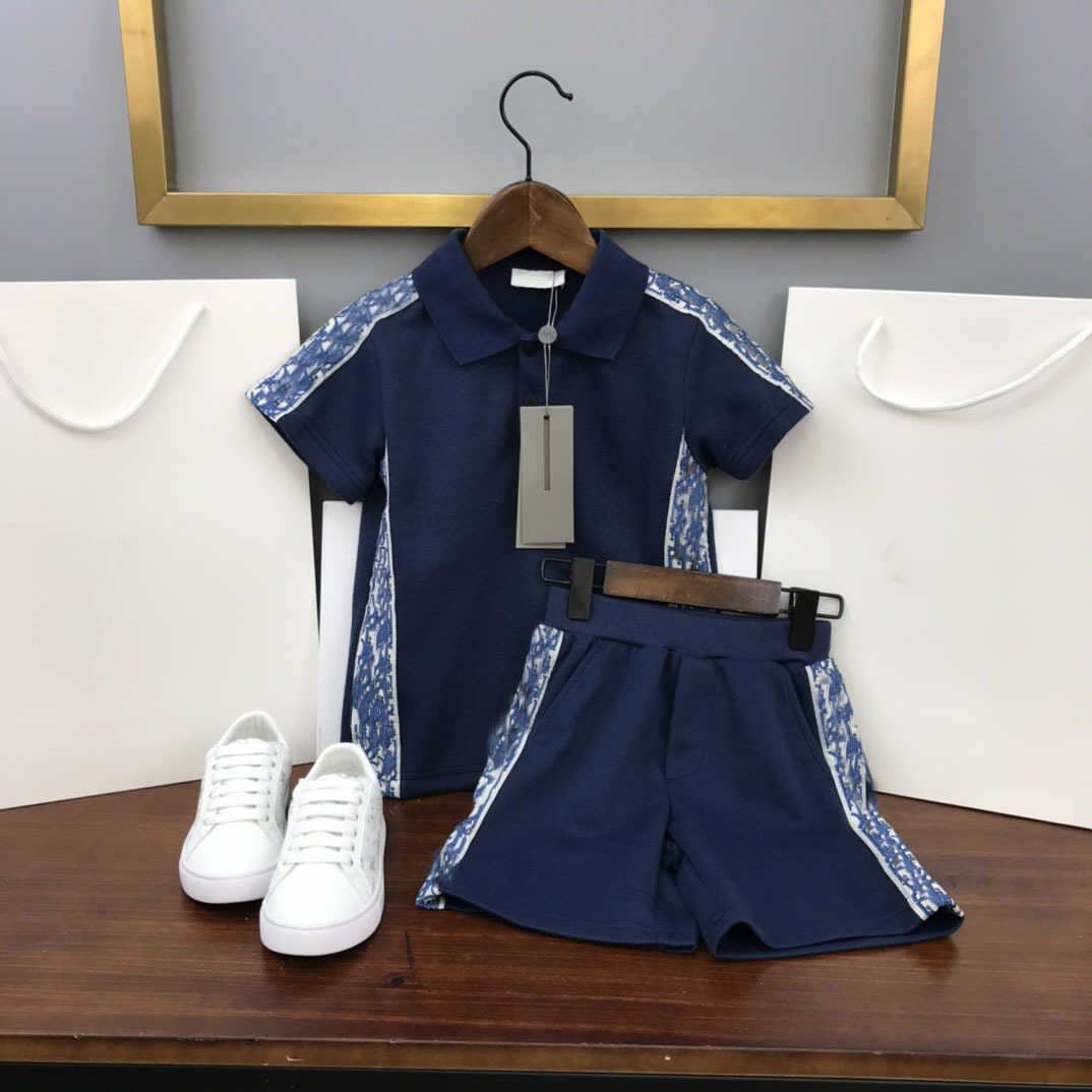 

2021ss boys polo shirts set brand baby Clothes Designers Kids knit boy short sets cotton di and or children suit sport two-piece, Supplementary price difference