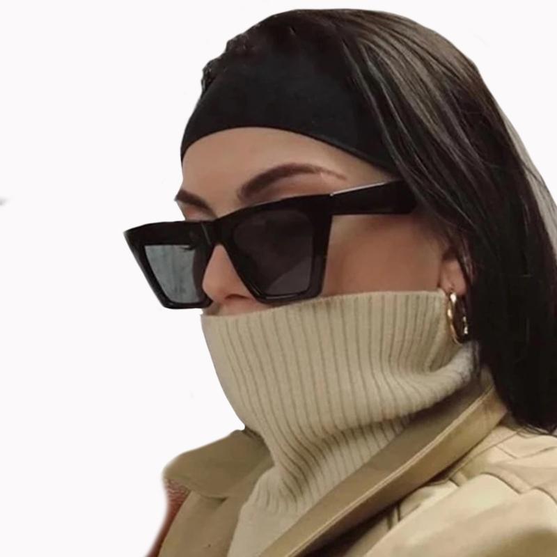 

Sunglasses Women Square Brand Desinger Cat Eye Sun Glasses Female Vintage Outdoor