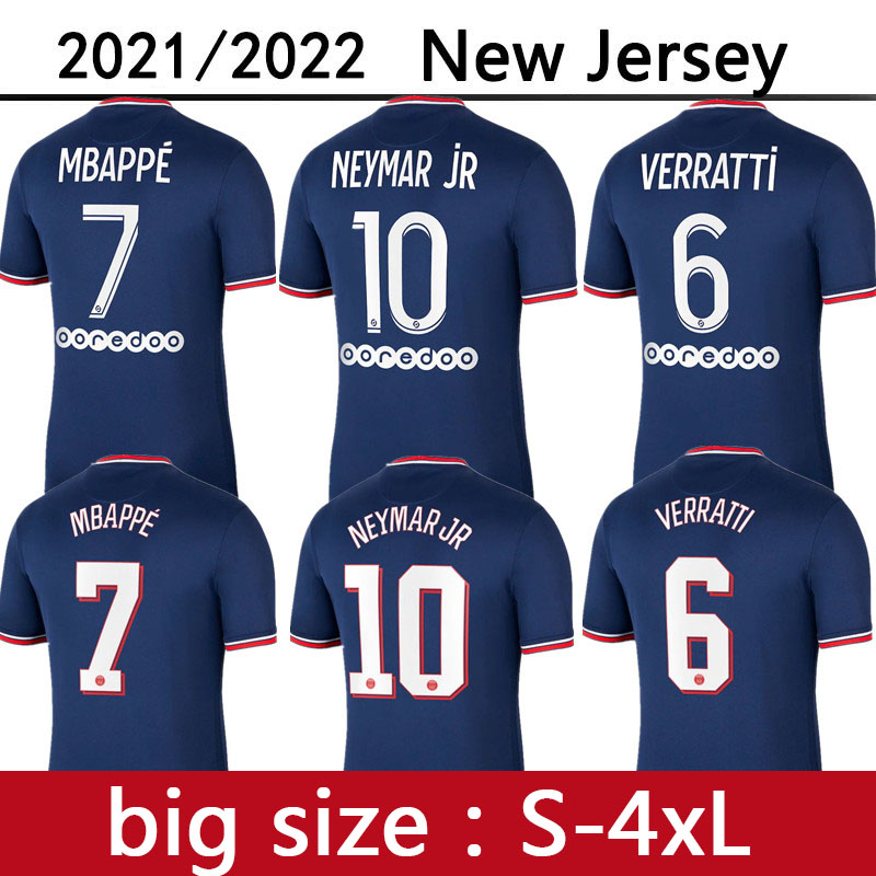 

21 22 soccer jersey home big size S-4XL MBAPPE VERRATTI 2021 2022 NEYMAR Future DI MARIA KEAN football shirts men maillots de football sets, Black;yellow