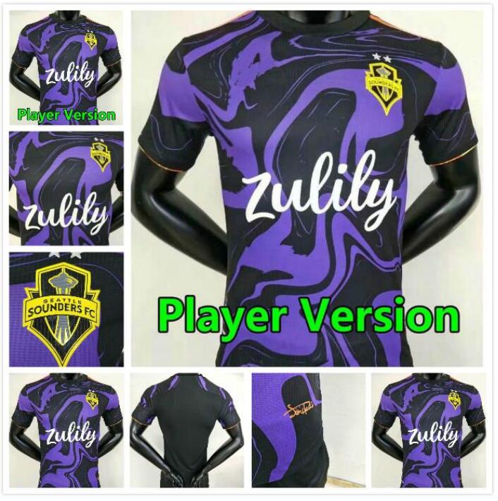

Player version MLS 2021 2022 Seattle Sounders SOCCER JERSEYS 21 22 MAILLOTS Jimi Hendrix KIT Roldan Lodeiro Montero MORRIS camisetas de fÃºtb, Black;yellow