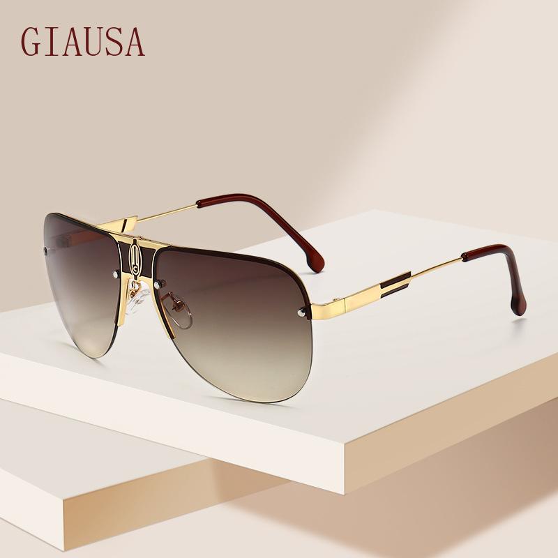 

Sunglasses GIAUSA Trend Fashion Men And Women Anchor Street Po Driver Driving Personality Glasses