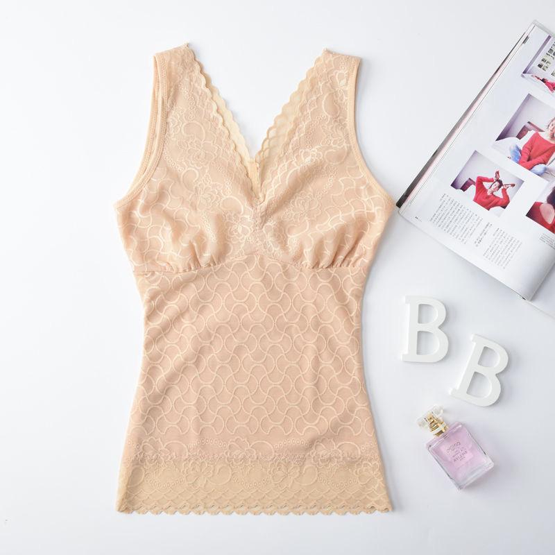 

Women's Shapers 2021The Sculpt Corset Waist Trainer Slimming Corrective V-neck Ultra-thin Breathable Abdominal Shaping Vest Lingerie, Khaki