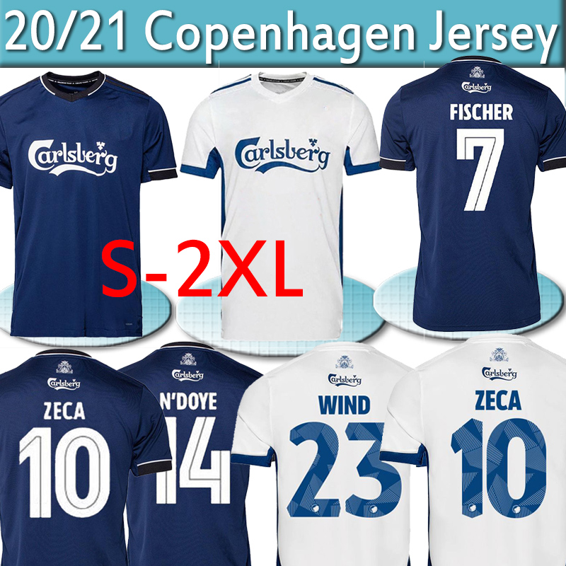

2020 2021 Superligaen FC Denmark Copenhagen Soccer Jerseys ZECA FISCHER SKOV DARAMY Men Kits football shirts Uniforms S-2XL, Black;yellow