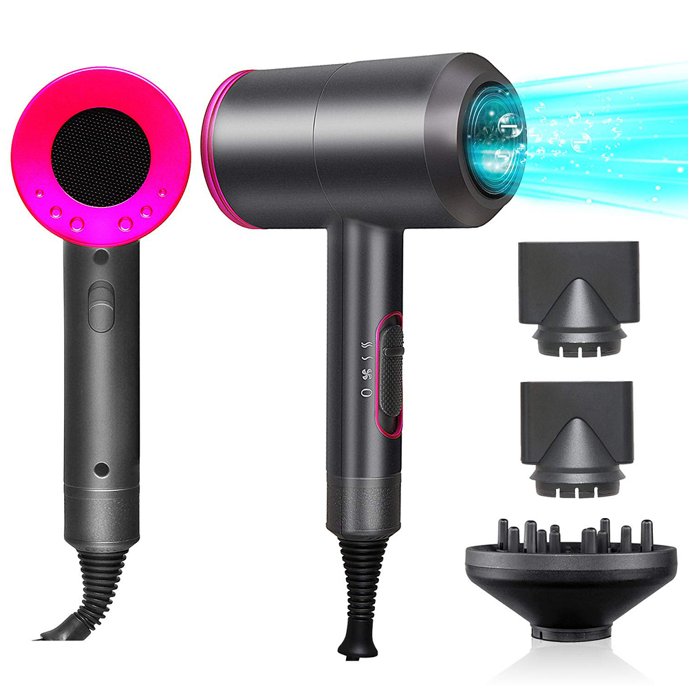 

Professional Salon hair dryer brush 2 in 1 Hot Air Brush Hair Dryers Negative Ionic dryer for hair Blow Dryer Strong Wind