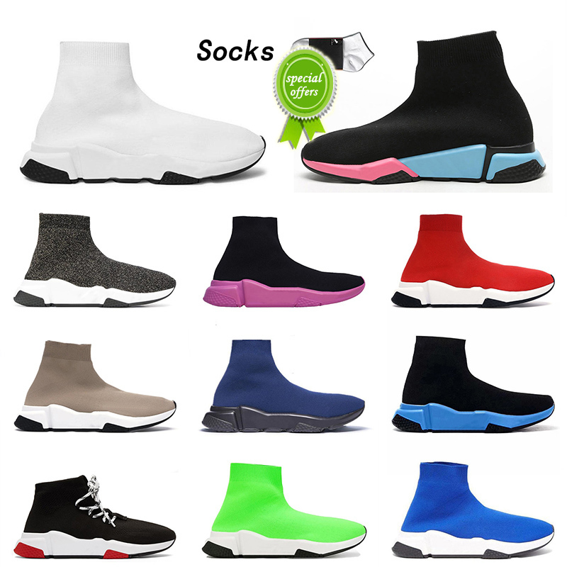 

{Outdoor}2021 Sock Shoes Trainer Men Women Designer platform Running Shos tripler Beige Black White étoile vintage Flat Trainers Sneakers Boots Socks, B36 navy 36-45