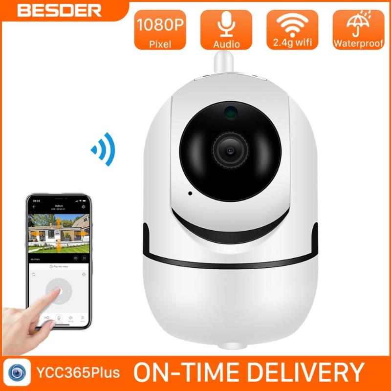 

Cameras BESDER 720P/1080P Wireless Smart Auto Tracking Baby Camera Pan/Tilt Rotate Wifi IP Surveillance Support Two Way Audio
