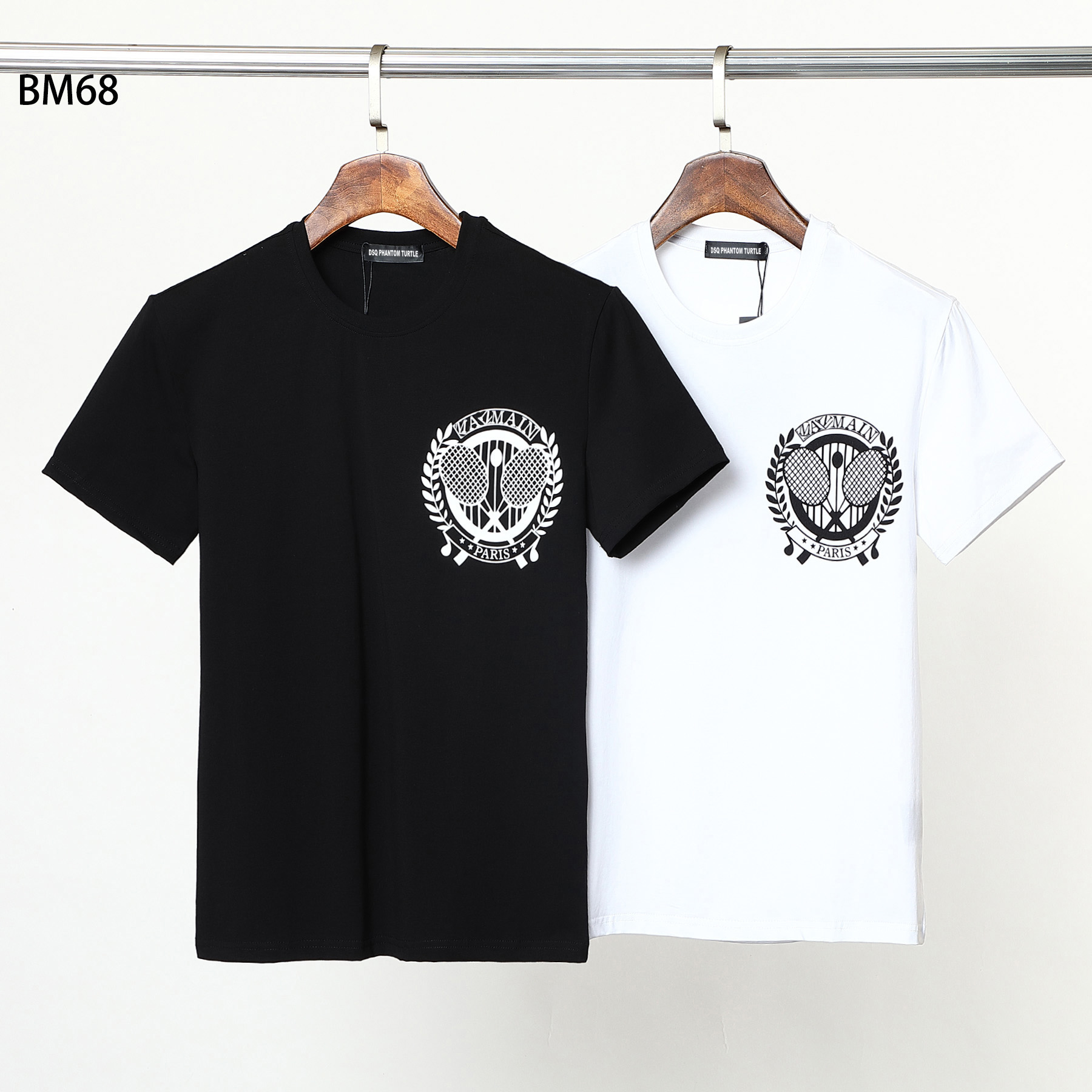 

DSQ PHANTOM TURTLE 2021SS New Mens Designer T shirt Paris fashion Tshirts Summer T-shirt Male Top Quality 100% Cotton Tops 0565, Black