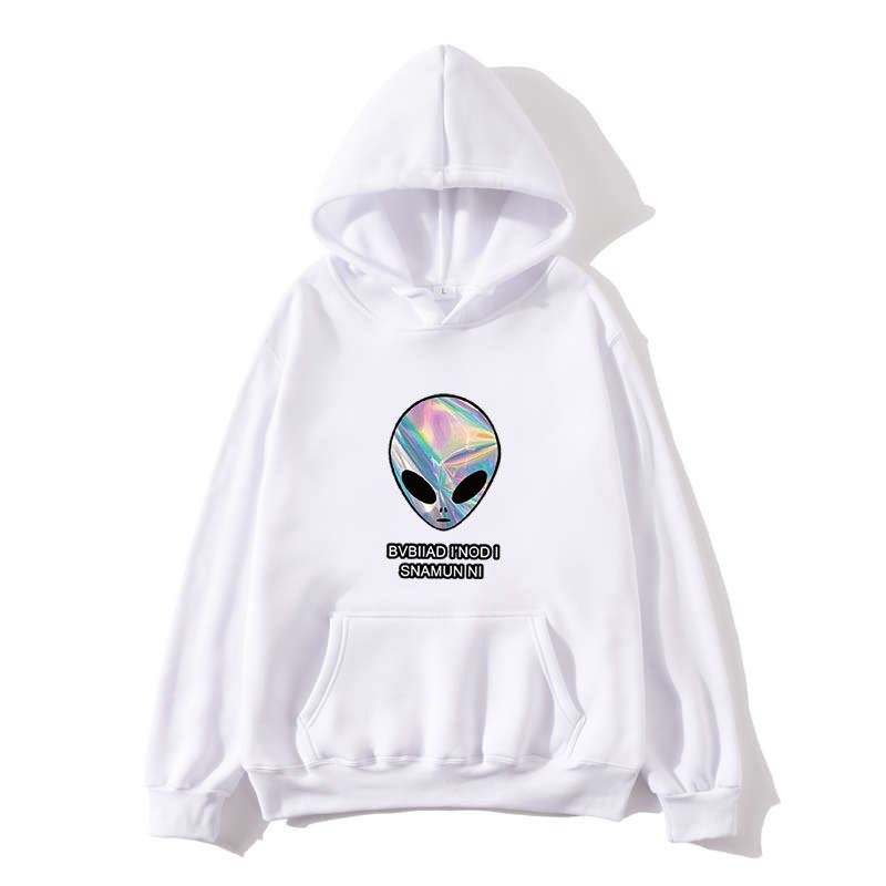 

Oversized Women Sweatshirt Kawaii Hoodies PrintI Don't Believe In Humans Anime Alien Hoody Full Sleeve Pullovers Tops Clothes1, 28