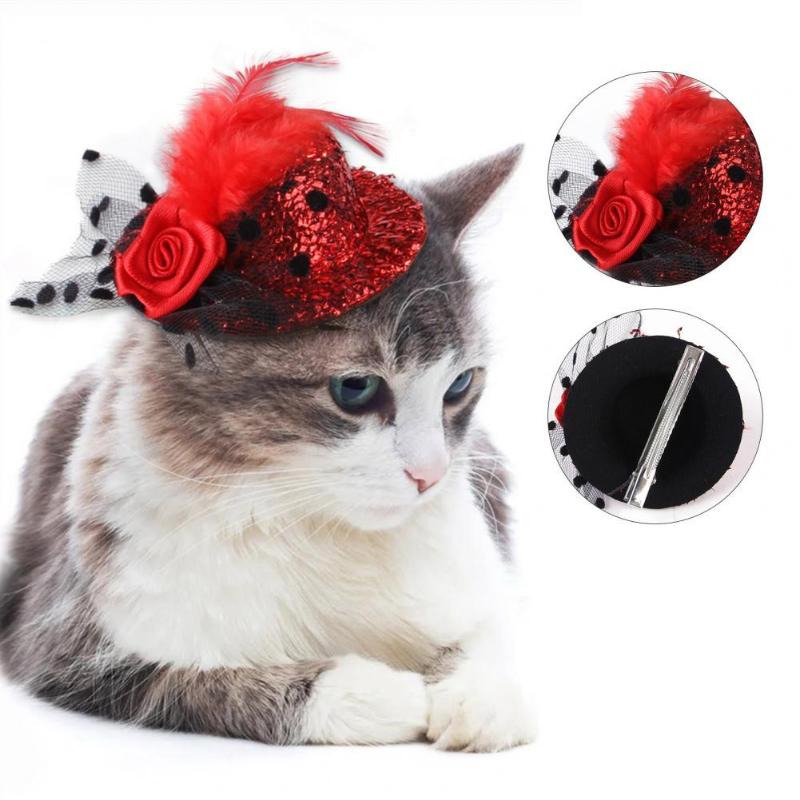 

Cat Costumes Stylish Headgear Decorative Cap Pet Headwear Cute Comfortable