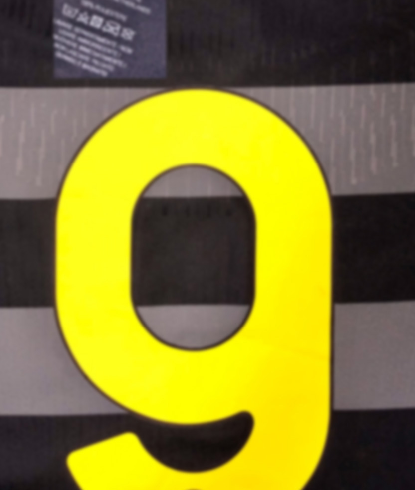 

number 10 best print with embroidery patch, custom nameset available