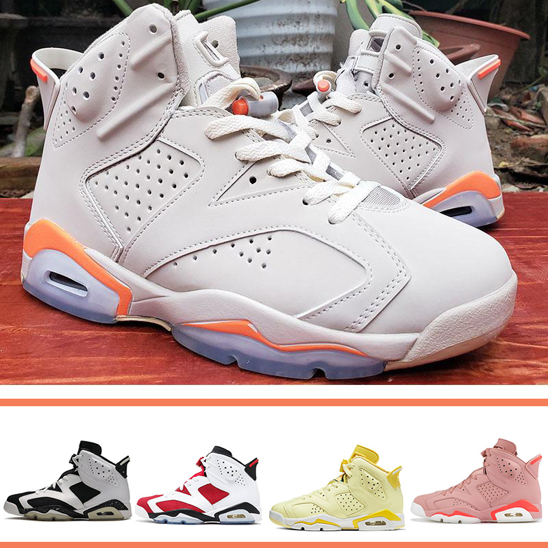 

TOP Quality Jumpman 6 6s Travis Mens Women Basketball Shoes jordan Hare 3M Reflective Black Infrared DMP UNC Trainers Sneakers Big Size 13