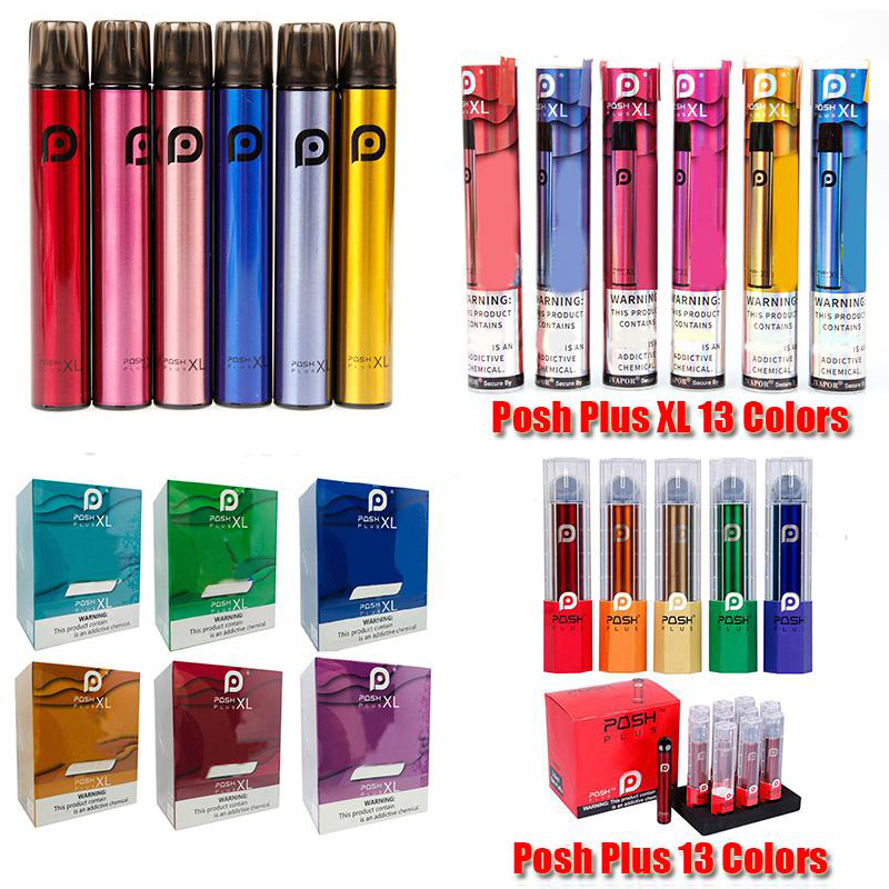 

POSH PLUS XL Disposable E-cigarettes Device Pod Kit 500 1500 Puffs 5ml 2ml Prefilled Cartridges Vape Pen VS Bar Bang XXL