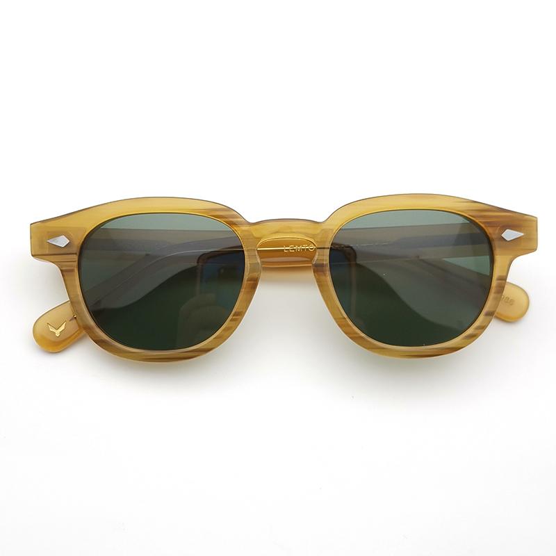 

Outdoor Eyewear Lemtosh Men 46MM Medium Size Sunglasses Brown Striped Sun Glasses