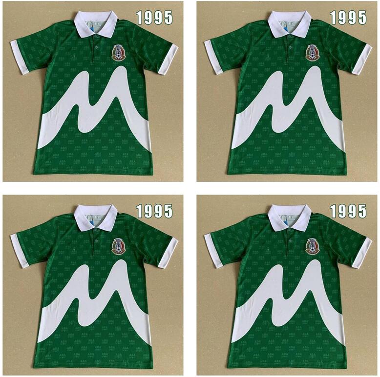 

MEXICO 1998 RETRO BLANCO Hernandez Campos soccer jerseys uniforms HOME goalkeeper 1994 Football shirt camiseta KJHGE, Black;yellow