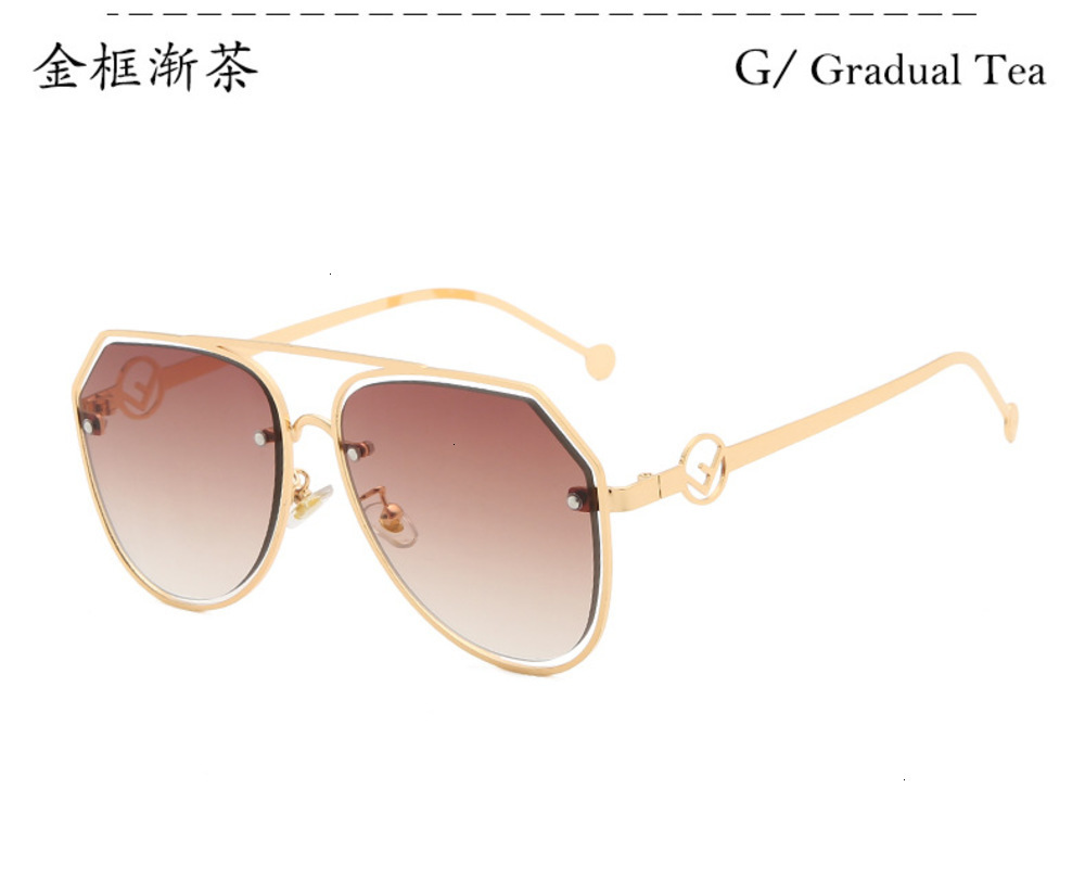 

FF European and American brand glasses fashion one-piece large frame sunglasses women, Black