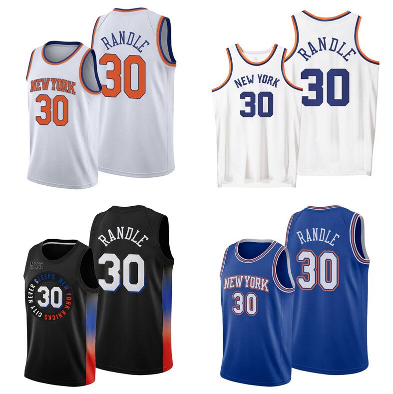

Julius Randle Jersey 2021-22 NewYorkCity Basketball Jerseys Men Youth S-XXL in stock, Black;red
