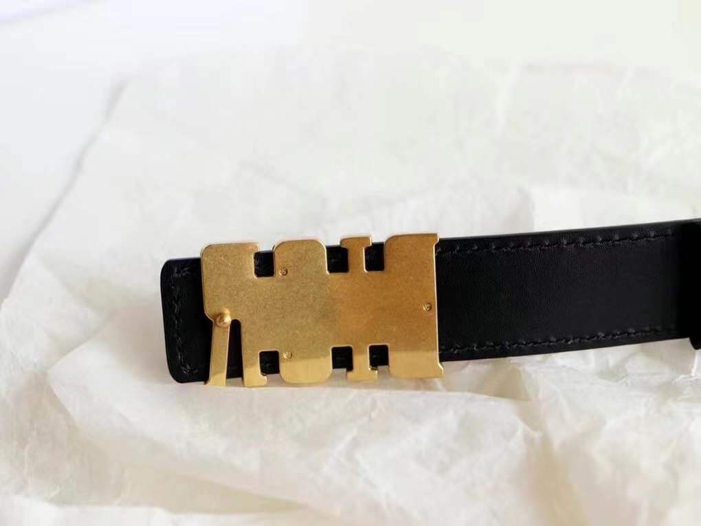 

size 1.5cm 2cm 3cm Men's Women Fashion Classic Designer Luxury Belt Women's Brand Belts Casual Gold Buckle Letter Logo Smooth Buckle1 Width, Black;brown