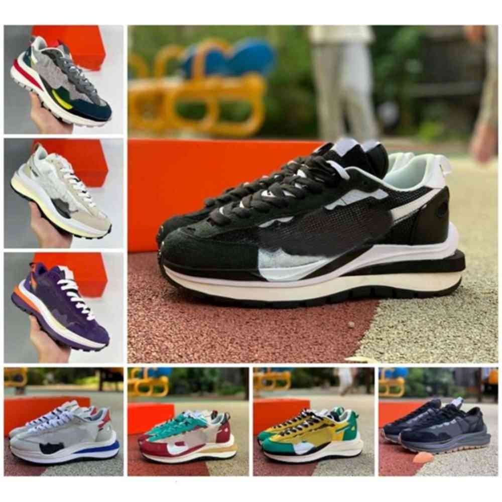 

Sacais x Dark Iris Sesame White Nylon waffle Mens Casual Shoes mesh Royal Fuchsia Black LDV Waffle Tour Yellow Villain Red Women zlq151211, M026