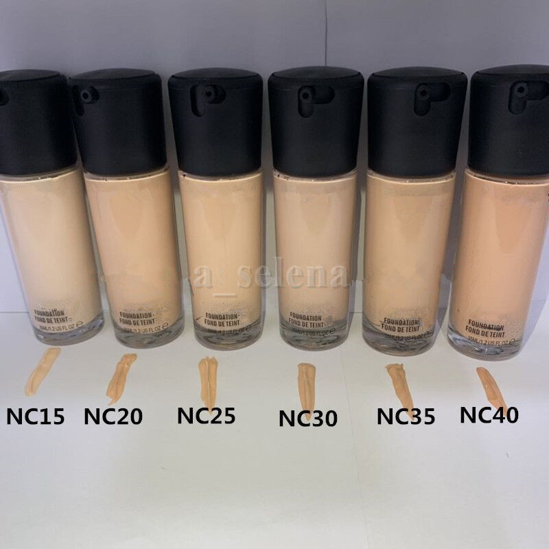 

Face Makeup 35ml Liquid Foundation 6 color NC15 NC20 NC25 NC30 NC35 NC40 Concealer Brighten