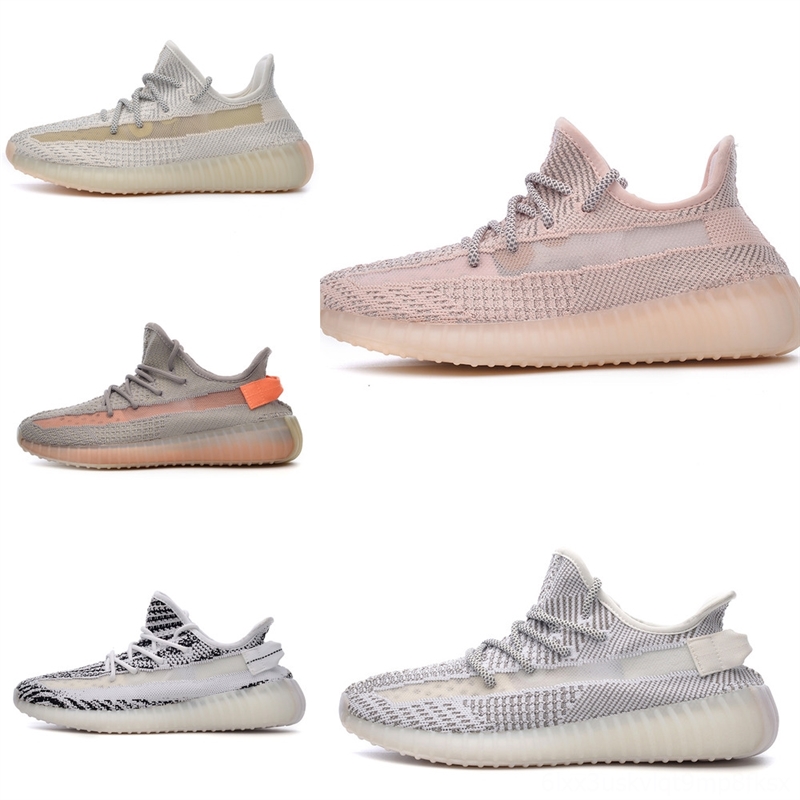 4n9vD Magnet quality Kanyes salehigh Mens Running Shoes 350 West Wave Black Static Runner MNVN Solid Grey Inertia Bone Tephra Geode Womens-image-699524580