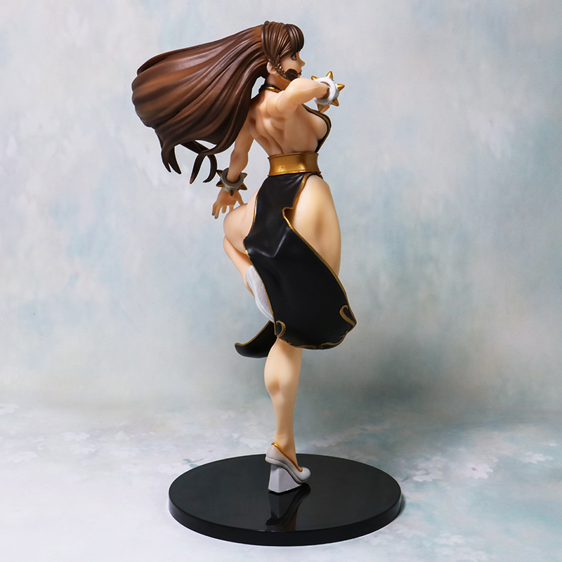 

Sexy Girl Game Chun Li Figures Toy Doll Anime Cammy Action Figure Cartoon Figura Collection Model Toys 23cm X0526, Chunli no box