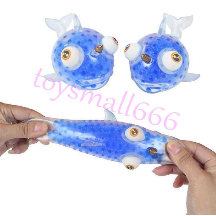 

Creative Cool Boys Girls Squeeze Frog TPR Big Eye Crocodile Whale Mega Jumbo Size Squishy Stressball Toys Squeezy Vent Ball Animal with Beads for Kids sxm10