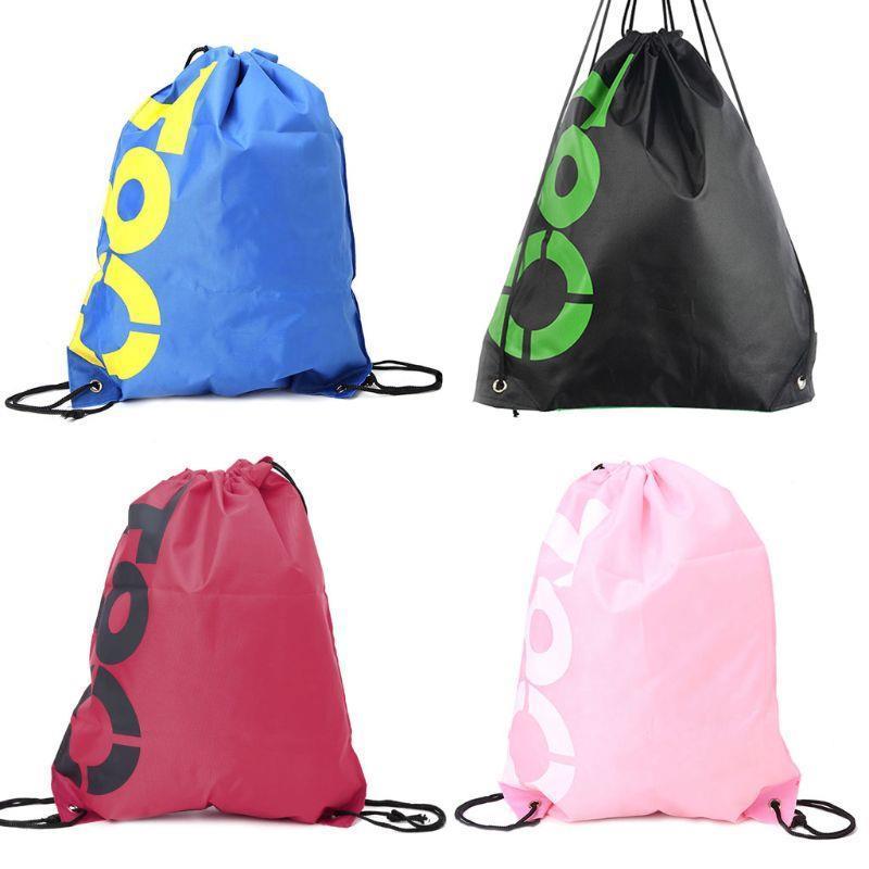 

backpack shopping drawstring waterproof school bag travel beach gym shoes sports pack